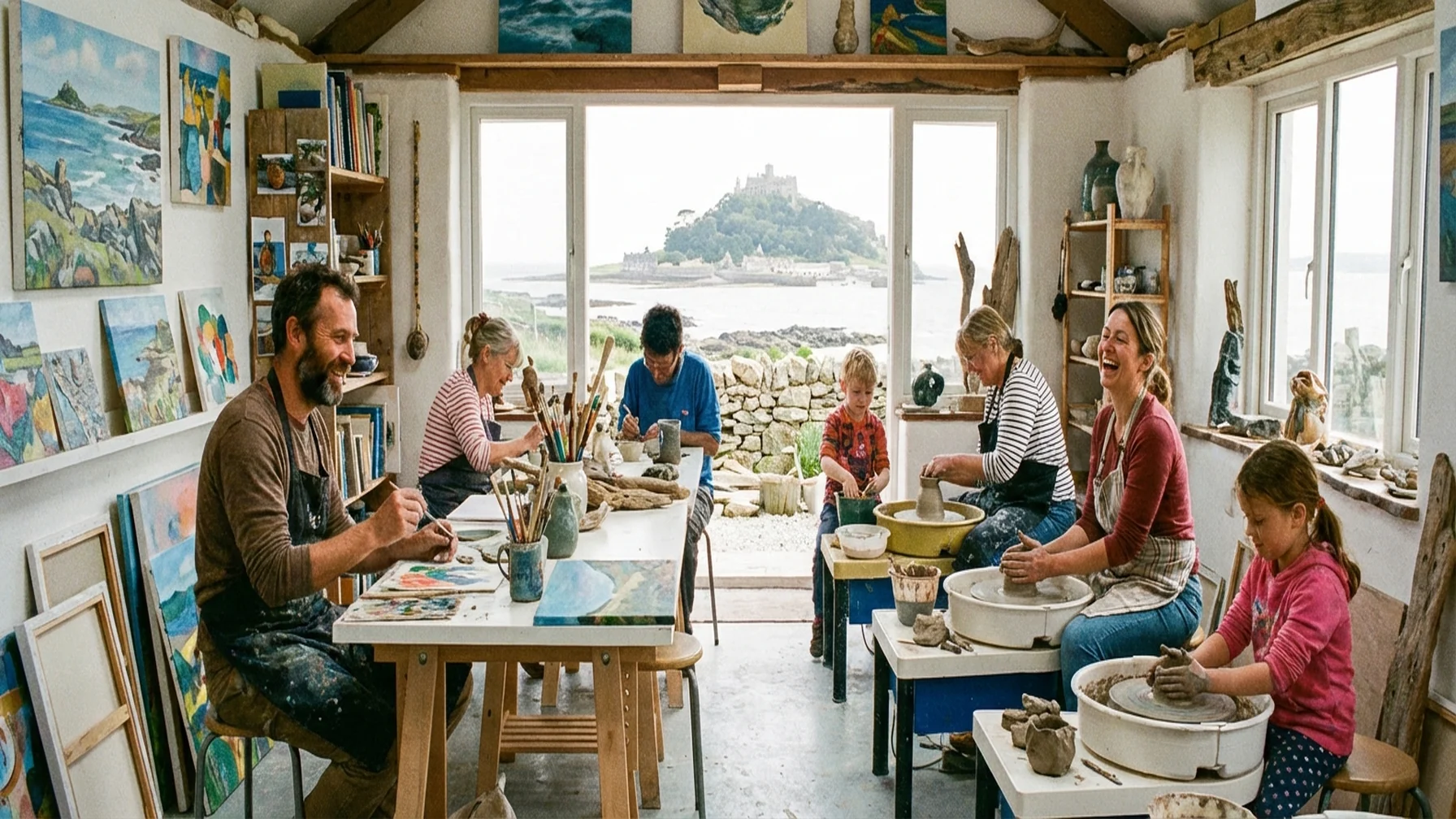 Exploring Art workshop and class in Cornwall: A vivacious ethnic Tapestry