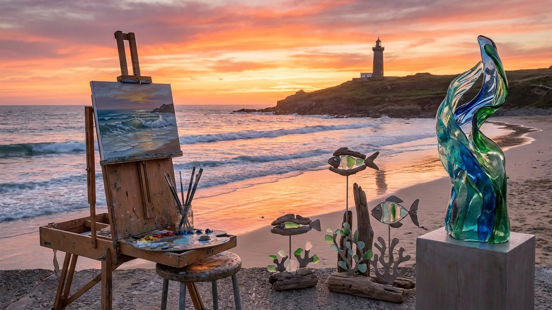 Exploring Coastal Art brainchild Ideas in Cornwall