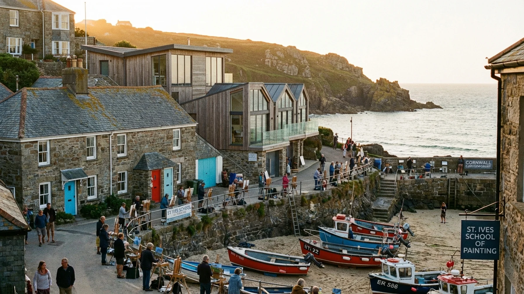 Exploring seaboard Art community in Cornwall